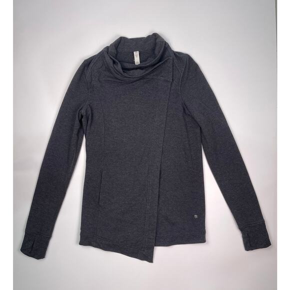 Lululemon Gray Wrap Cardigan Size 4 - Picture 4 of 9